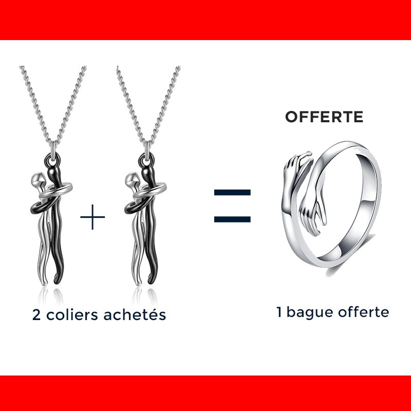 Pendatif Couple | 2 ACHETES, 1 BAGUE OFFERTE - NJ Market
