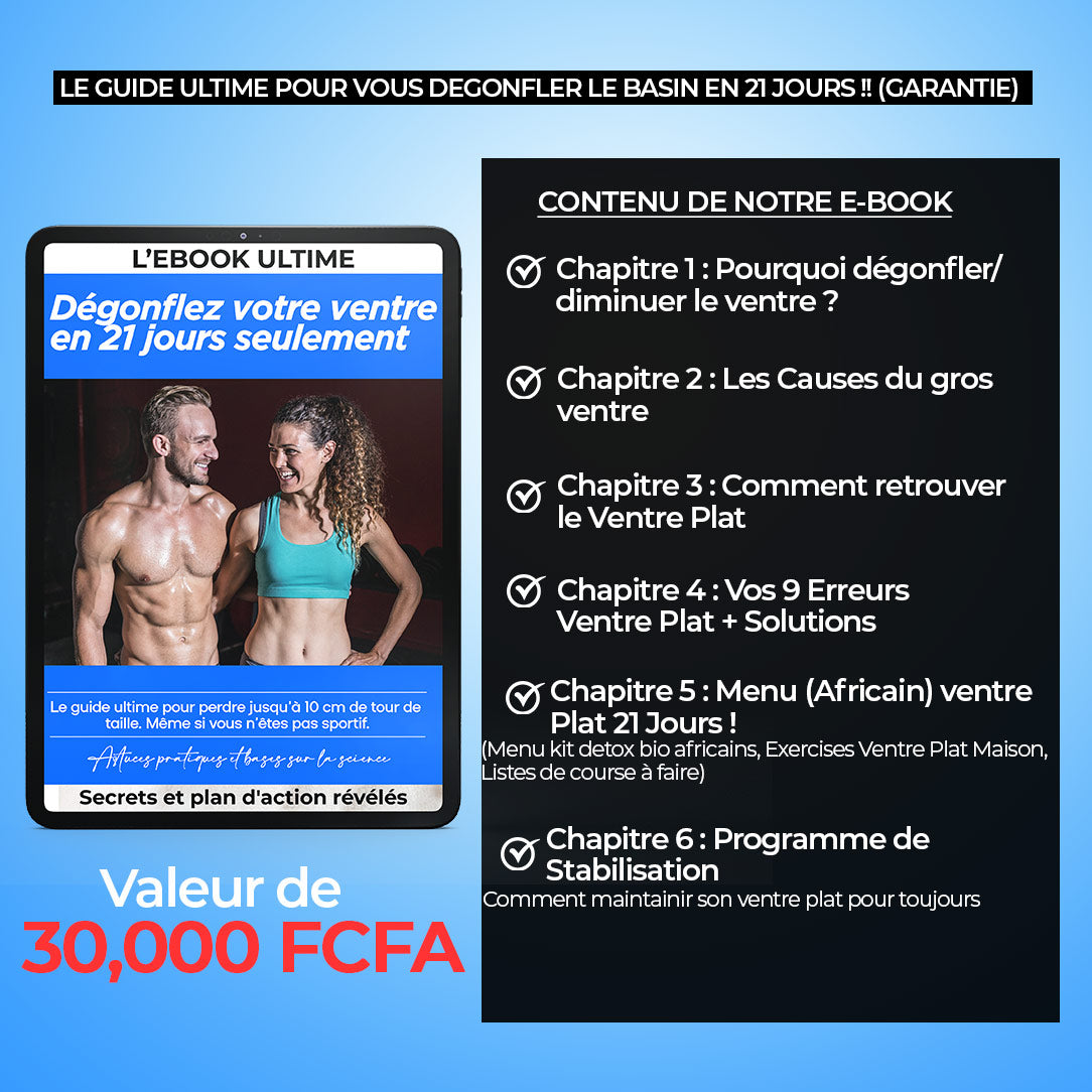 Thé Naturel Asiatique Ventre Plat + 2 Ebooks Offerts - Livraison Gratuite