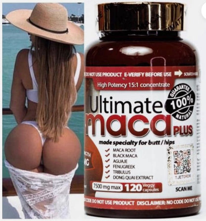 ULTIMATE Maca Fessier Plus - Gummies Prise de Formes