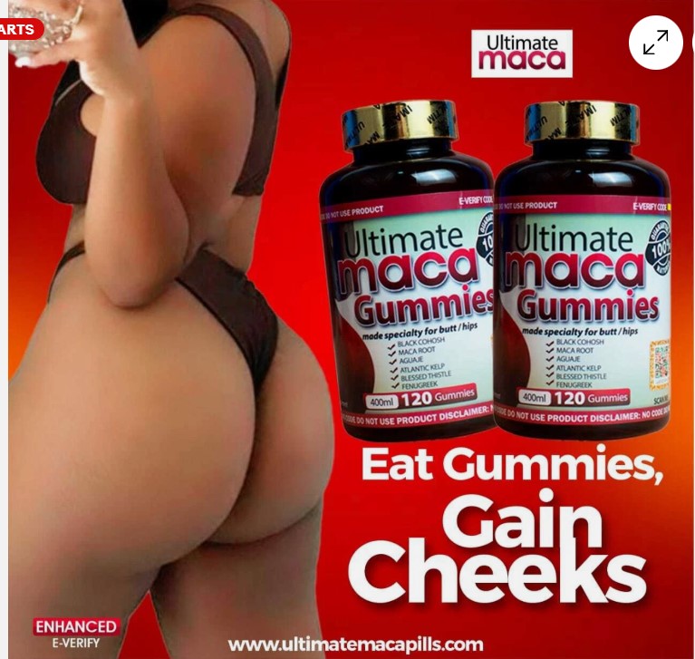 ULTIMATE Maca Fessier Plus - Gummies Prise de Formes
