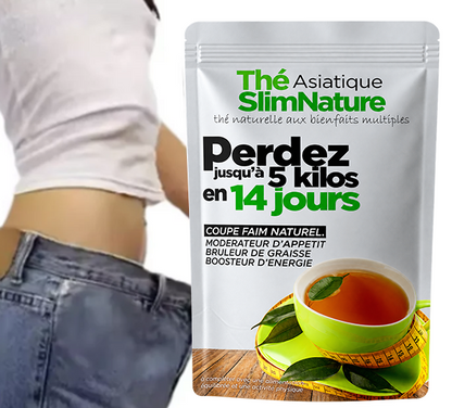 Thé Naturel Asiatique Ventre Plat + 2 Ebooks Offerts - Livraison Gratuite