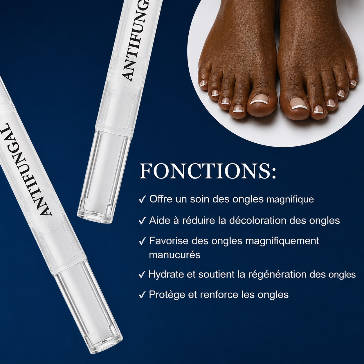 Stylo Antifongique NailCare™ : Des ongles sains en quelques jours