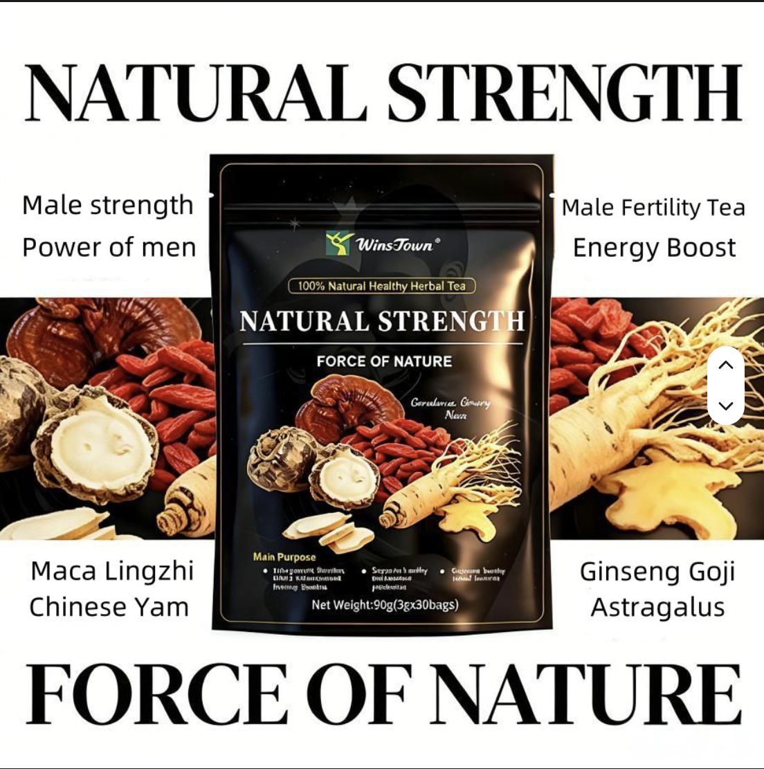 Man Fort™ - Thé de Performance Masculine